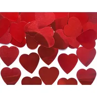Partydeco Konfetti Herzen 2,5cm 10g rot