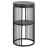 Actona Nachtschrank Strington 35 x 35 x 65 cm Schwarz