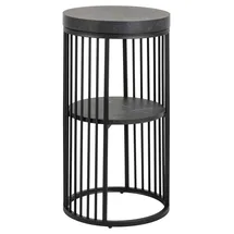 Actona Nachtschrank Strington 35 x 35 x 65 cm Schwarz