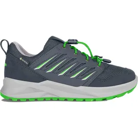 Lowa Kinder Multifunktionsschuhe AXOS GTX LO JUNIOR, Größe 33 in Blau STAHLBLAU/LIMONE