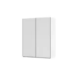 meinSchrank Schwebetürenschrank Regina 181 x 223 x 68 cm Weiß