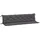 vidaXL Bankauflage 200 x 50 x 7 cm grau 2 St.