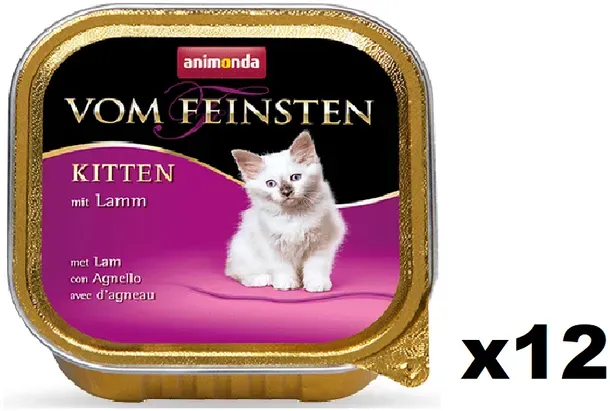 Animonda Cat Vom Feinsten Kitten mit Lamm 12x100g (Rabatt für Stammkunden 3%)