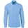 TRIGEMA Poloshirt "TRIGEMA Business-Hemd aus DELUXE-Single-Jersey", Herren, Gr. L, blau (horizont), Single Jersey, 100% Baumwolle, lang, ohne Ausschnitt, Shirts