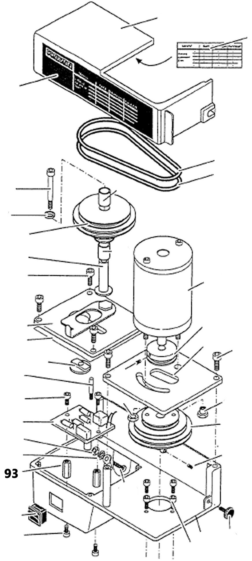 PROXXON 24104-93 Distanzbolzen für Feinfräse FF230 & Bohr- und Fräseinrichtung PF230