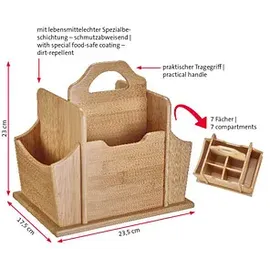 Westmark Besteckhalter Tapas + Friends braun