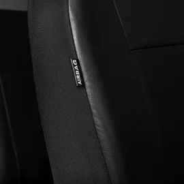 OEM Autositzbezüge-set Öko-leder Universal Schwarz Auto (7155)
