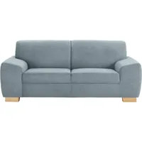 DOMO collection 2-Sitzer Incanto, kubisch und zeitlos, komfortabel, flache Armlehnen blau