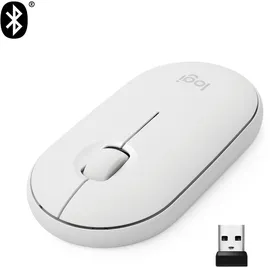 Logitech Pebble M350 Wireless grauweiß