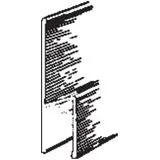 EDE Alu HA - Kartätsche 114 x 25 mm - 1 m FORTIS
