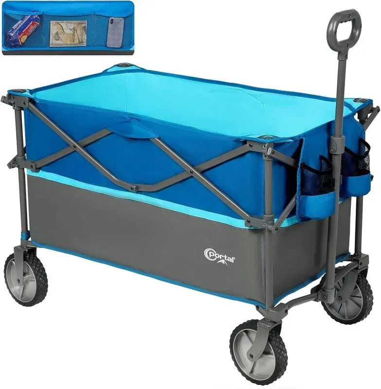 Portal 21830 klappbare Sackkarre, 120 kg Tragkraft, 95 x 70 x 53 cm, 1er-Pack