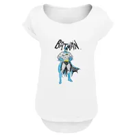 F4NT4STIC Long Cut T-Shirt The Batman Vintage in weiß