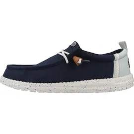 HEYDUDE Wally Craft Linen Herren Navy 42