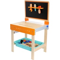 small foot company small foot 10603 Werkbank und Maltisch als 2-in 1 Spielzeug aus Holz