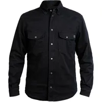 John Doe Motoshirt Motorrad Hemd Schwarz XS