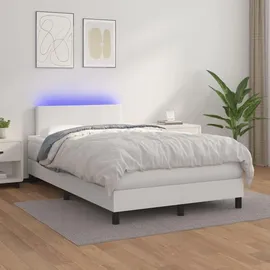 vidaXL Boxspringbett 120 x 200 cm Weiß