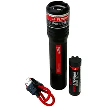 TTI Milwaukee, Taschenlampe, L4 FL2000-301 (2000 lm)