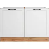 KOCHSTATION Spülenschrank KS-Lana Breite 120 cm weiß
