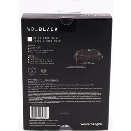 Western Digital Black P50 Game Drive 4 TB USB 3.2 WDBA3S0040BBK-WESN