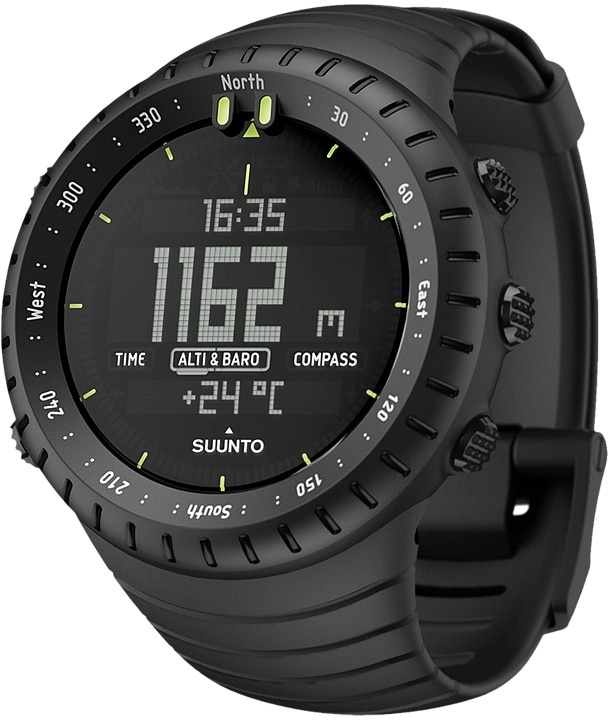 Suunto Core All Black (49.10 mm, Kunststoff), Sportuhr + Smartwatch