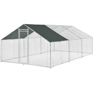 pro.tec Freilaufgehege Wels mit Sonnendach 3x6x2 m