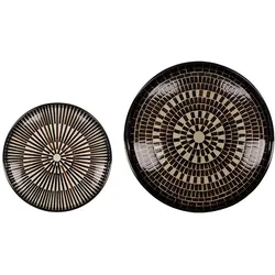 House Doctor - Serve Tablett Set of 2 Braun/Natur - cm - 5 cm
