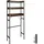 Tectake Badezimmerregal 67x25x165,5 cm dunkel, rustikal