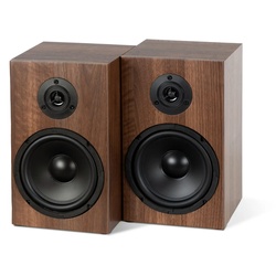 McGrey BSS-265 6,5″ HiFi Lautsprecher – 2-Wege-System Regal-Lautsprecher (80 W, HiFi-Boxen auch als Wandlautsprecher) braun