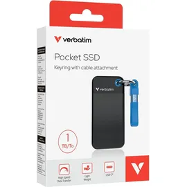 Verbatim Pocket SSD USB 3.2 1TB Black/Blue 32191