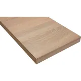 WIHO KÜCHEN Arbeitsplatte "Flexi 38", von drei Seiten ummantelt, 38 mm stark beige 50 cm x 3,8 cm x 60 cm