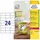 Avery Zweckform Folien-Etiketten L4718REV-20 Weiß 70 x 37 mm 20 Blatt 480 St.