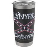 Lynyrd Skynyrd Flagge USA Stars Stripes Southern Country Rock Doppelwandiger Edelstahl-Thermobecher