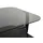 Harper Schwarz Glas 75 x 40 x 75 cm