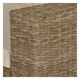 vidaXL Sofa-Set 2-Sitzer natur