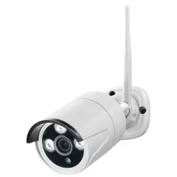 Indexa 26601 WLAN-Kamera 3MP Full-HD IP-Kamera für WR100 SET 4mm, IR30m, 1080p, weiß WR100B