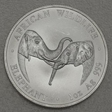 Generisch Silbermünze 1oz Zambia Elefant African Wildlife