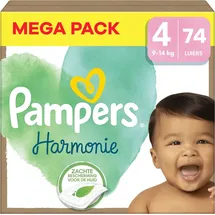 Pampers Harmonie 80 Windeln, Größe 4 (9-14 kg)