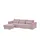 Nils Olsen Einzelcouch Flachgewebe 1-Sitzer Rosa/Pink