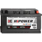 PKW Batterie Autobatterie 12V 100Ah Starterbatterie für 74 83 88 90 92 95 105Ah