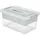 Kipit Mehrzweckbox Grau Durchsichtig Kunststoff 5 L 29,5 x 14,5 x 19,2 cm (6 Stück)