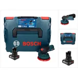 Bosch GEX 12V-125 Professional Akku Exzenterschleifer 12 V 125 mm Brushless + 1x Akku 6,0 Ah + L-Boxx - ohne Ladegerät