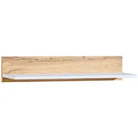 Deine Möbel 24 Hängeregal 80 x 15 x 20 cm Weiß