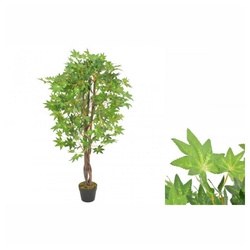 Künstliche Zimmerpflanze Künstliche Pflanze Ahornbaum mit Topf Grün 120 cm Pflanze realistisch, vidaXL, Höhe 0 cm braun