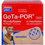 Gothaplast GoTa-POR Wundpflaster steril 100x60mm hautfarben
