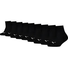 Puma Kurzsocken 9 Paar Schwarz 23-26