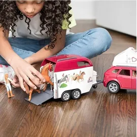 Schleich 42535 Abenteuer mit Auto und Pferdeanhänger
