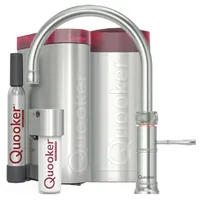 QUOOKER Classic Fusion Round Set mit COMBI+ CUBE Voll-Edelstahl **inkl. CUBE Filter Starter Paket** CFNRSST COMBI+ CUBE2 *inkl. 7 JAHRE GARANTIE*