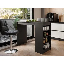 Mirjan24 Bartisch Zotino 115 x 50 x 102 cm Schwarz