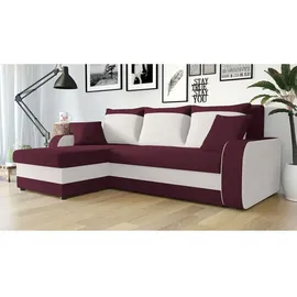 Mirjan24 Ecksofa Kris, Stilvoll Eckcouch, mit Schlaffunktion, Zwei Bettkasten, L-Form Couch, Schlafsofa (Mikrofaza 0025 + Mikrofaza 0031.)