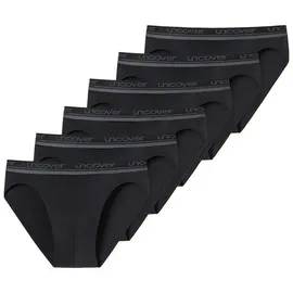 SCHIESSER Rio-Slip Uncover schwarz M 6er Pack